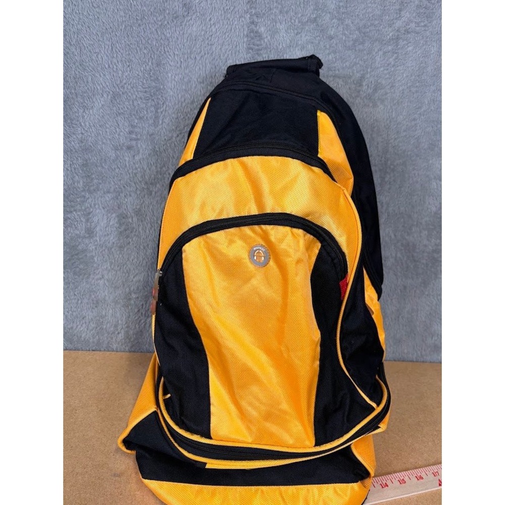 NGG Swiss Edition Insulated Cooler Backpack Yellow Black Hiking Travel Sling Bag
